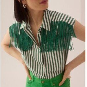 Essential Antwerp Dixie Sleeveless Top with Beaded Tassels